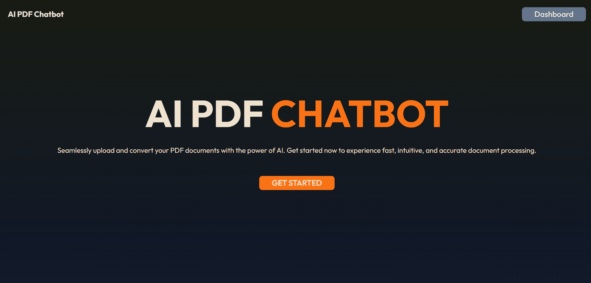 AI PDF Chatbot Fullstack